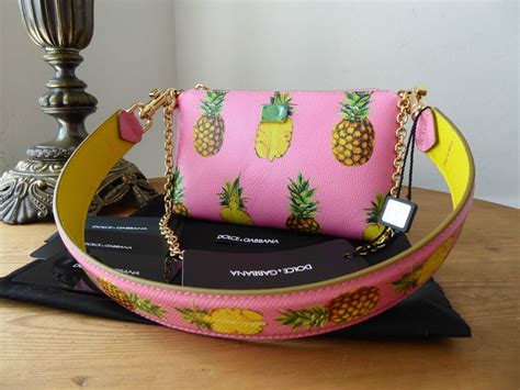 dolce gabbana pochette ananas|dolce gabbana totes.